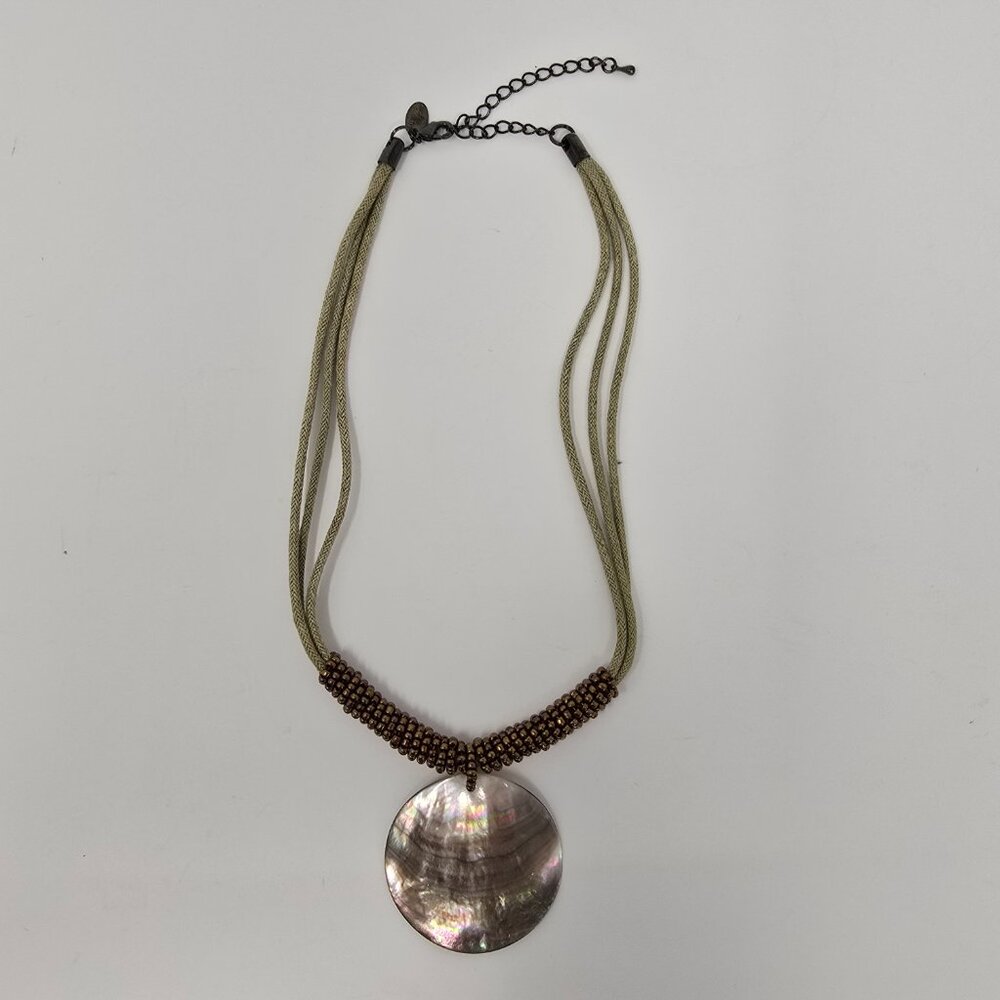 Lia Sophia Gray and Brown Necklace - Picture 3 of 11
